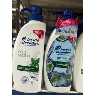 head & shoulders 370มล.แชมพู ขจัดรังแค เฮดแอนด์โชว์เดอร์ มีหลายสูตร ผมขาดหลุดร่วง ผมนุ่มลื่น ชาร์โคล ขวดปั้ม 370มล.