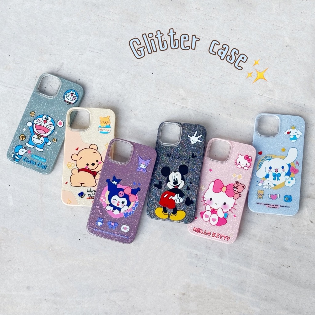 (ส่งจากไทย) เคส glitter caseลายการ์ตูน vivo - Y39
