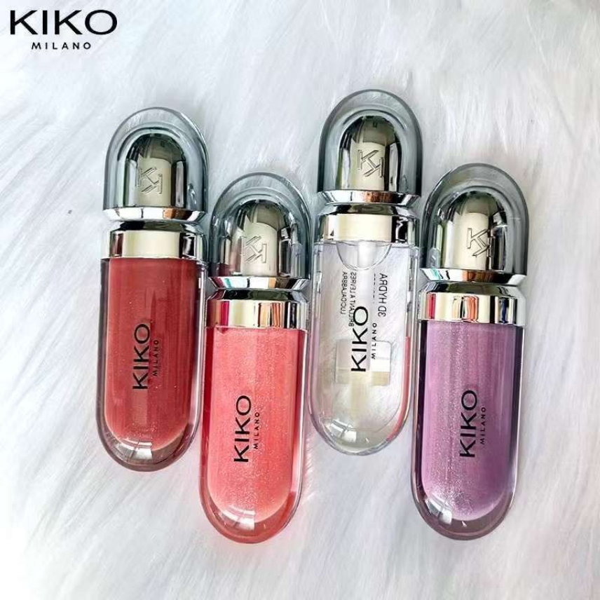 KIKO Milano 3d Hydra Lipgloss 6.5ml Long-lasting Pearly Coloring ลิปกลอส3 มิติเพื่อเรียวปากเนียนนุ่ม 1/4/18/19/20/21