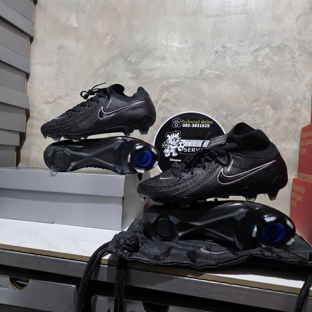 Nike Black Pack แพ็คดำดุ Phantom GX2 Elite FG และ AG-Pro รองเท้าฟุตบอล ไนกี้ ตัวท็อป ของแท้มือ1