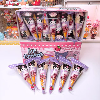 ไอติม มาชเมลโล่ คุโรมิ ยูนิคอร์น บิสกิต รส สตรอว์เบอร์รี่ [ 1 กล่อง 30 ชิ้น ]