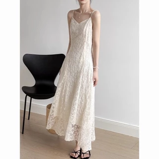 Fairy.store Aurora Dress ชุดเดรสยาวสีขาว TS2034