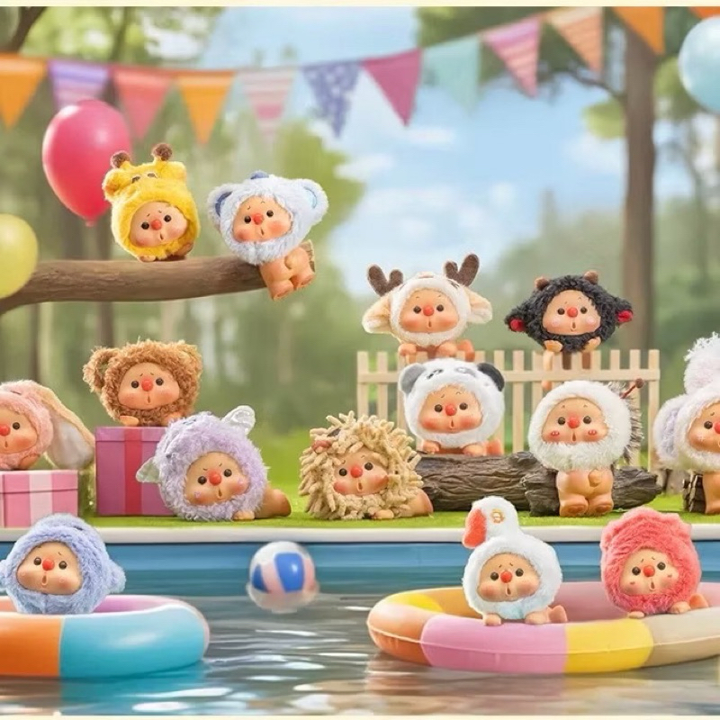 พร้อมส่ง🛵OYO bear Animal Party Mini กล่องสุ่มที่เกาะแก้ว เกาะจอ เกาะโทรศัพท์ (ชก/ไม่แกะตัว)