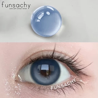 {0.00~-8.00} bloom คอนแทคเลนส์สายตาสั้น คอนแทคเลนส์สีช็อกโกแลต 14.5mm ตาโต lens FUNSACHY