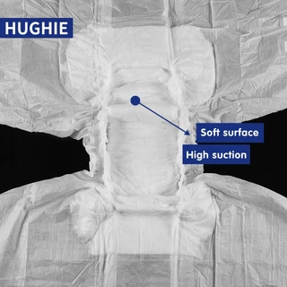 【ใช้ได้ทั้งชายแ】HUGHIE ผ้าอ้อมผู้ใหญ่ แบบแปะเทป ผ้าอ้อมบางเฉียบ ผ้าอ้อมผู้ใหญ กันรั่ว - M/L/XL (10 ชิ้น/1 Pack)