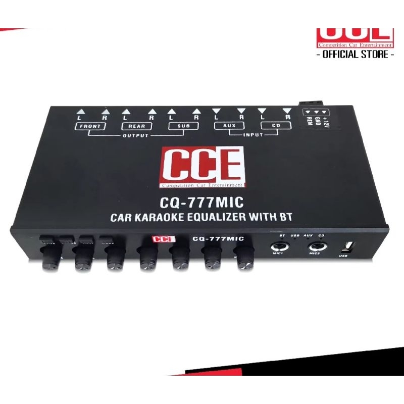 HIFINE ปรีคาราโอเกะ มีบลูทูธ Bluetooth+USB ปรีรถยนต์ 12V เสียบไมค์2ช่อง มี ECHO  เสียงดี