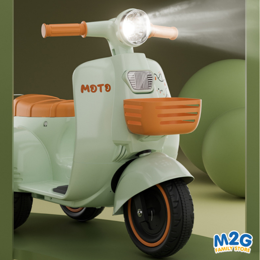 M2G รถแบตเตอรี่เด็ก มอเตอร์ไซค์ไฟฟ้าเด็กสองล้ออายุ 3-8 ปี สำหรับเด็ก #4107-4152 ราคา ถูกที่สุด ดีลบีเคเค แกลเลอรีภาพที่ 5