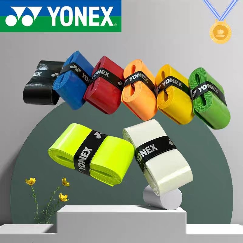 YONEX STRONG GRIP กริ๊ปโยเน็กซ์ชนิดมันวาว สินค้ารับประกันของแท้100% ราคา ถูกที่สุด ดีลบีเคเค