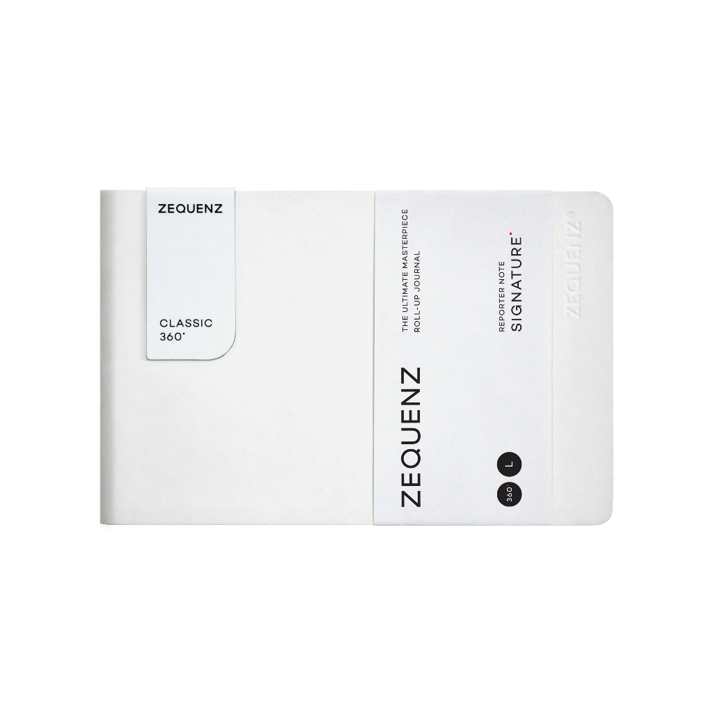 ZEQUENZ Signature Classic “White” สมุดโน๊ต Zequenz สีขาว