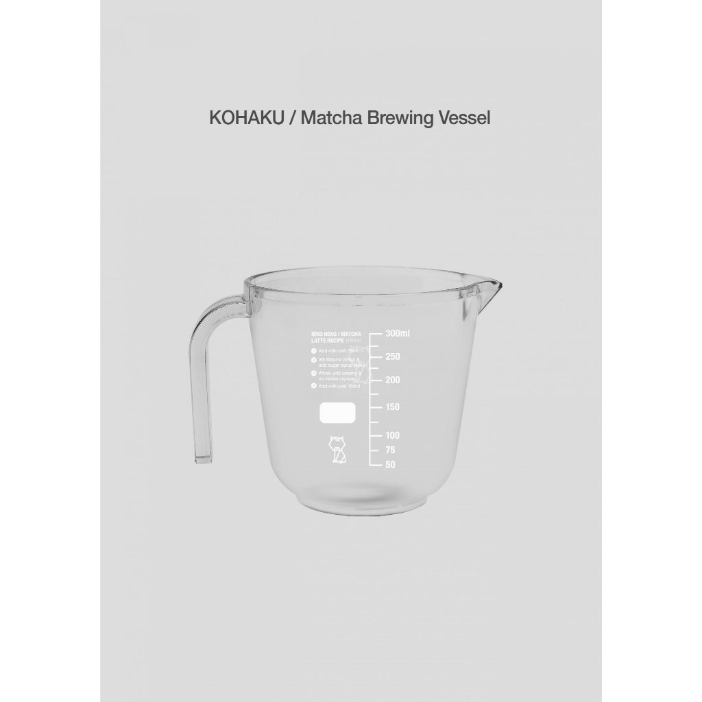 KOHAKU / Matcha Brewing Vessel | ถ้วยตวงและชงชา Niko Neko Matcha