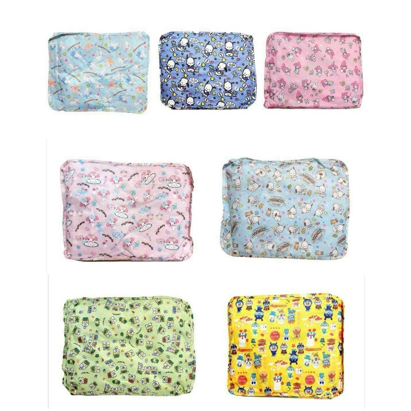 กระเป๋า จัดระเบียบ 6 ชิ้น ลายการ์ตูน ชุดเซ็ตกระเป๋าเดินทาง travel set