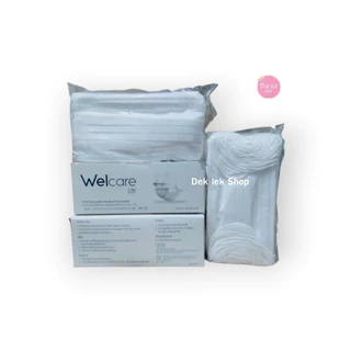 Welcare Lite หน้ากากอนามัยทางการแพทย์ เวลแคร์ ไลท์ 3ชั้น กล่อง 50 ชิ้น
