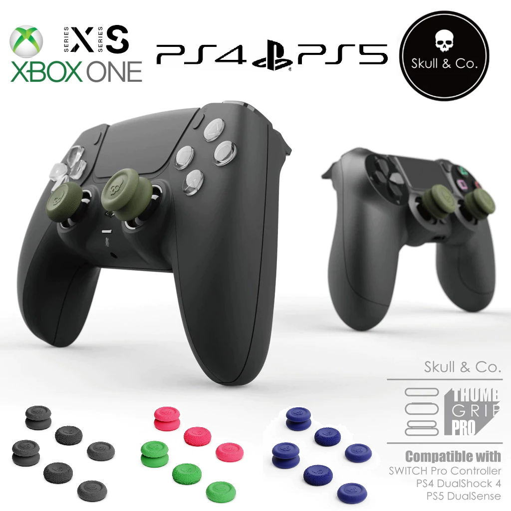 Skull & Co. Thumb Grip Set for PS4 PS5 JoyPro XBOX Controllers