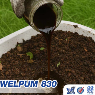 กากน้ำตาล น้ำตาลโมลาส หมักปุ๋ย ปรับสภาพน้ำ Molasses WELPUM 830 ขนาด 1.5KG, 800G TMAX