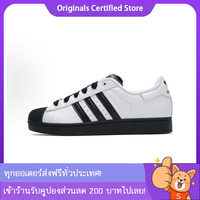 ของแท้ 100% adidas originals Superstar 2 รองเท้ากีฬา adidas รองเท้า JI0124