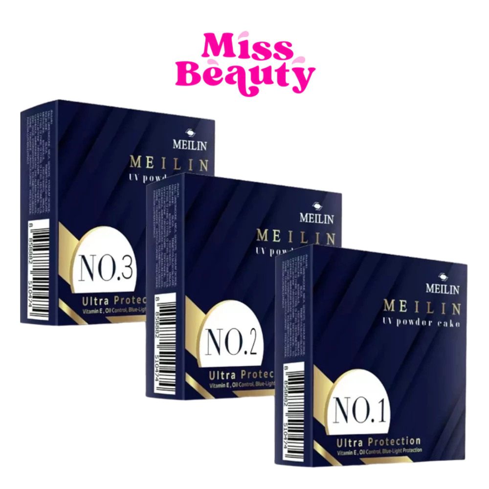(ตลับ) Meilin UV Powder Cake Ultra Protection แป้งเมลิน ยูวี พาวเดอร์ เค้ก อัลตร้า โพรเทคชั่น 11.5 กรัม
