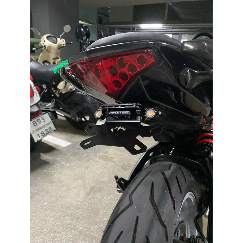 ท้ายพับแม่เหล็กMaxtec V6 ติดตั้ง ER6N/ER6F(Ninja650Gen2)