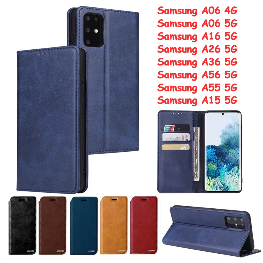 เคส ฝาพับหนัง XUNDU SAMSUNG A16 A26 A36 A56 A06 A05 A05S A04 A04S A03 A03S A02 A02S A12 A15 A25 A35 