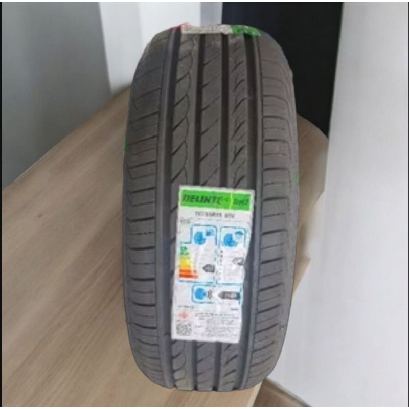 ยางใหม่195/55R15 ยางปีใหม่2026ยี่ห้อดีเลนเต้ยางรถยนต์ผลิตประเทศไทยแข็งแรงทนทานคุณภาพดี(ราคา1เส้น)