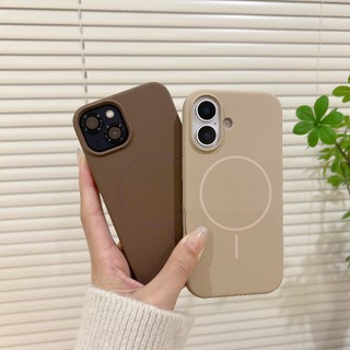 เคสชาร์จได้ เคสสีพื้น  รุ่น7plus i11 11pro max i12 12promax i13 13pro max 14 promax 15 promax 15plus i16 16promax 16plus