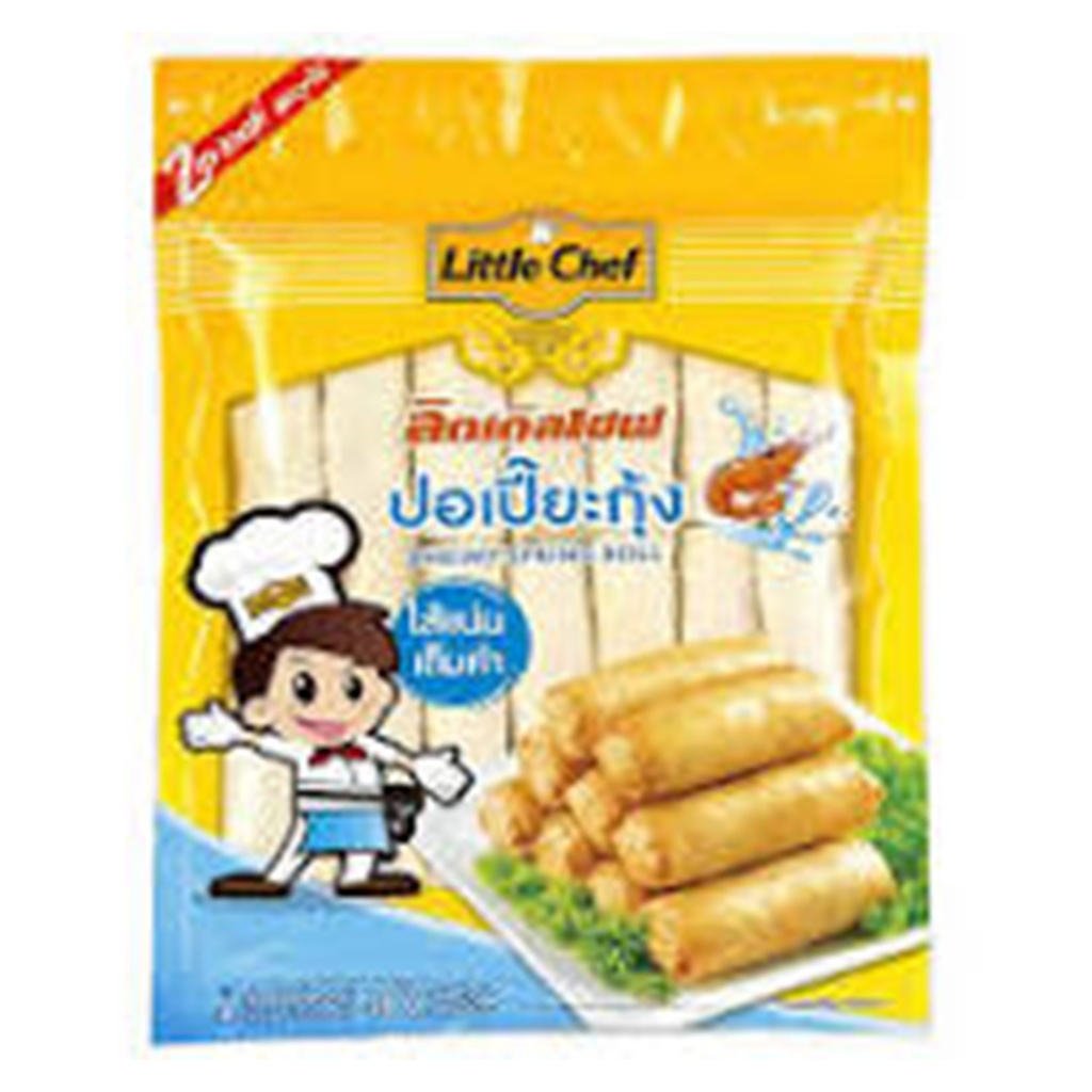 ลิตเติลเชฟ ปอเปี๊ยะกุ้งแช่แข็ง 25 ก. x 40