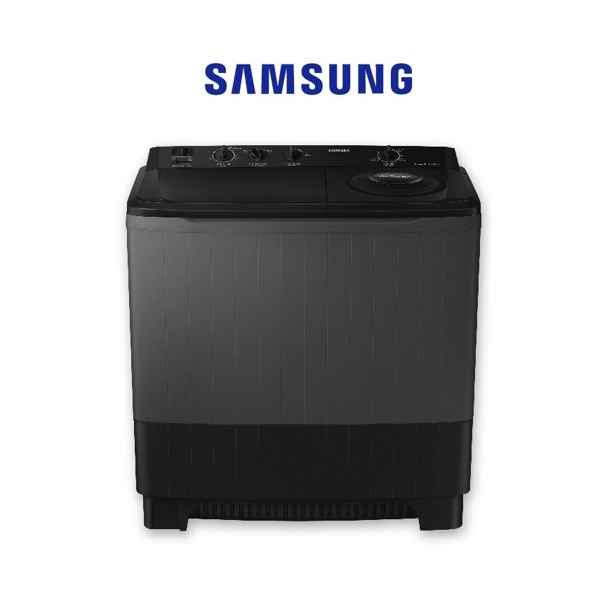SAMSUNG เครื่องซักผ้า 2 ถัง รุ่น WT14B5040BA/ST ขนาด14 kg. สีดำ รับประกัน 1 ปี
