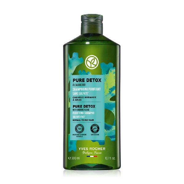 แชมพูลดผมมัน Yves Rocher Pure Detox Shampoo 300ml.