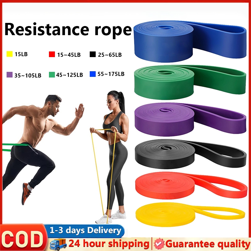 🔥จัดส่งจากไทย🔥ยางยืดออกกำลังกาย ยางยืดออกกำลังกาย resistance band ยางยืด มี 6 ระดับแรงต้าน ออกกำลังก