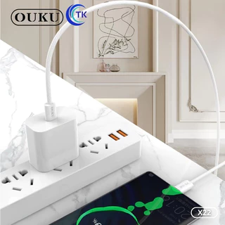 OUKU X22 ชาร์จไว 60W Fast Charging Data Cable สายชาร์จเร็ว PD Type-C to Type-C สายชาร์จโทรศัพท์ สำหรับ IOS/Android