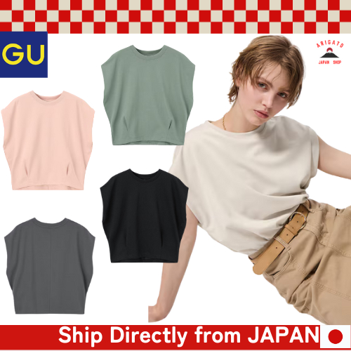 GU Dry Waist Tuck T [ส่งตรงจากประเทศญี่ปุ่น ของแท้ 100%]