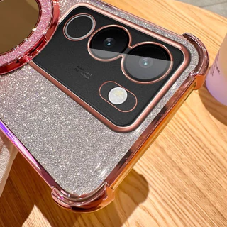 เคสขอบสี กันมุม สำหรับ Vivo Y31D V70 Y05 Y31 5G Y21D Y04 Y29s Y04S Y200 Y19s Y300 Y28 4G Y29 Y39 กันกระแทกสี่มุม