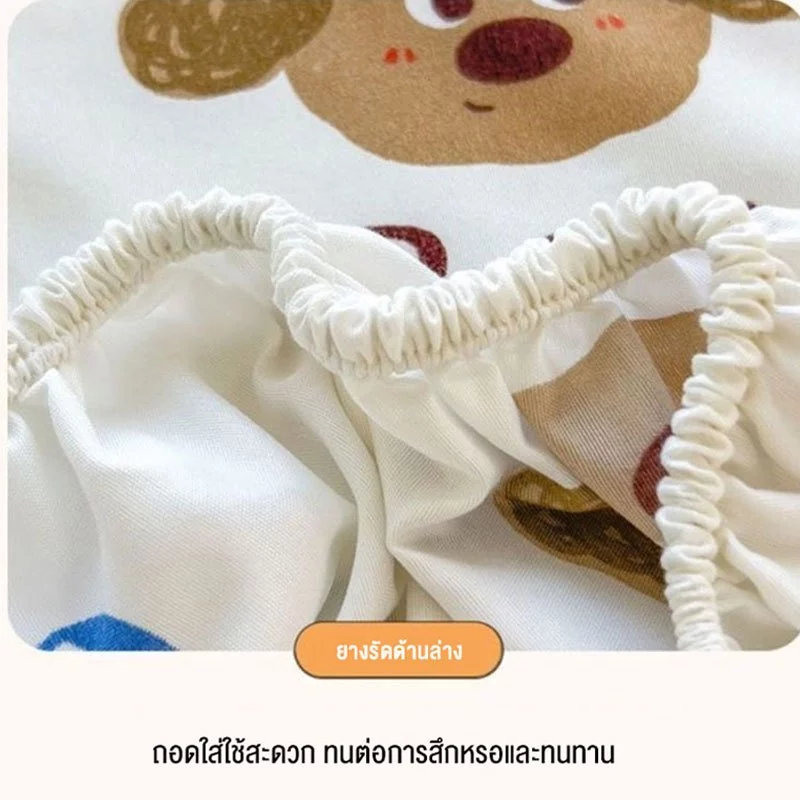 ผ้าปูที่นอนรัดมุม 3/3.5/5/6 ฟุต กันไรฝุ่น ลายการ์ตูน thumbnail 9