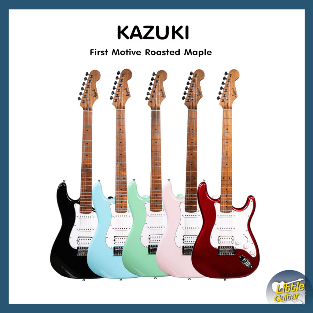 Kazuki First Motive FMT-01 กีต้าร์ไฟฟ้า Strat SSH คอ Roasted Maple ปี 2025 เสียงดี เล่นง่าย สเปคเกิน