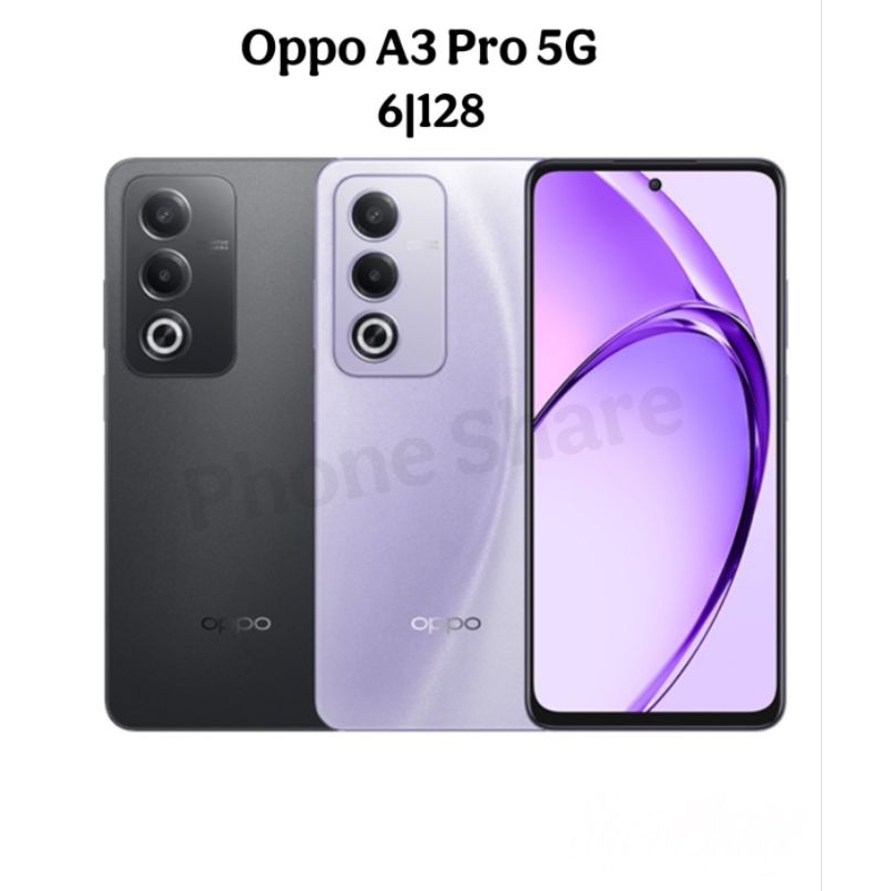 Oppo A3 Pro 5G 128GB/256GB สมาร์ทโฟน หน้าจอ 6.67นิ้ว เครื่องศูนย์ไทยประกันศูนย์✅❗❗แอคแล้วประกันตามล็อตผลิต❗❗