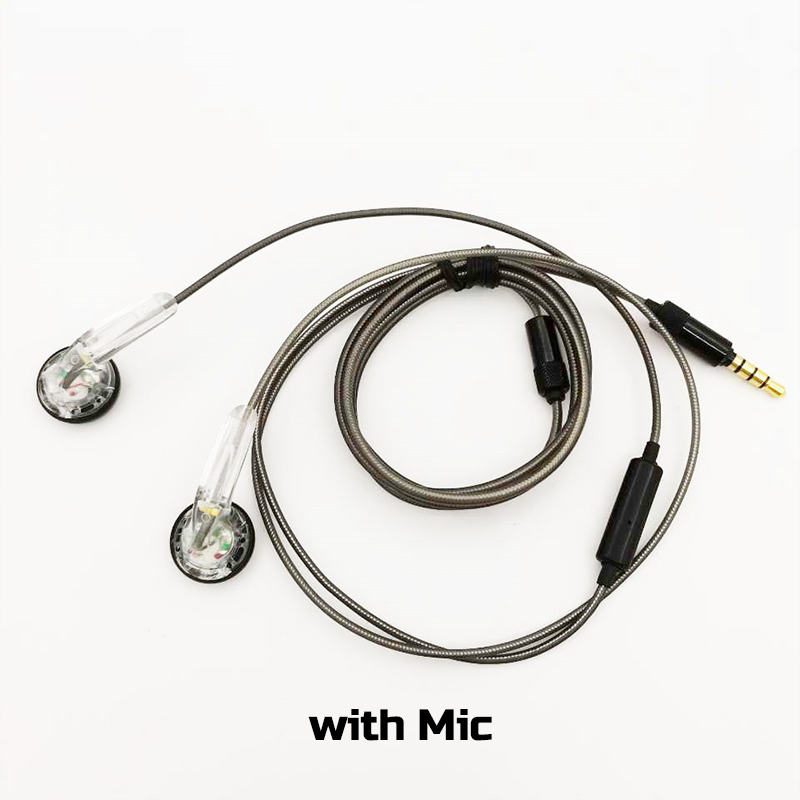 MX500 หูฟัง DIY Hi-Res HiFi Flat Head เบสแน่น พร้อมไมค์ 3.5mm / Type-C สำหรับ Android และสายฟังเพลง รูปที่ 6