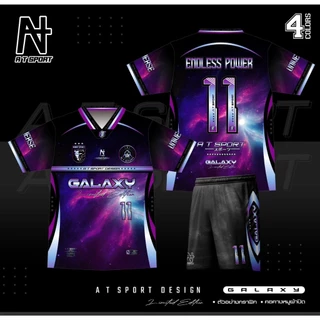 เสื้อพิมพ์ลาย A T SPORT รุ่น A T ชุดGALAXY กางเกง+เสื้อ *มีขายแยก เฉพาะเสื้อเทานั้น* ใส่เที่ยว ใส่ออกกำลังกาย ผ้าไมโครเร