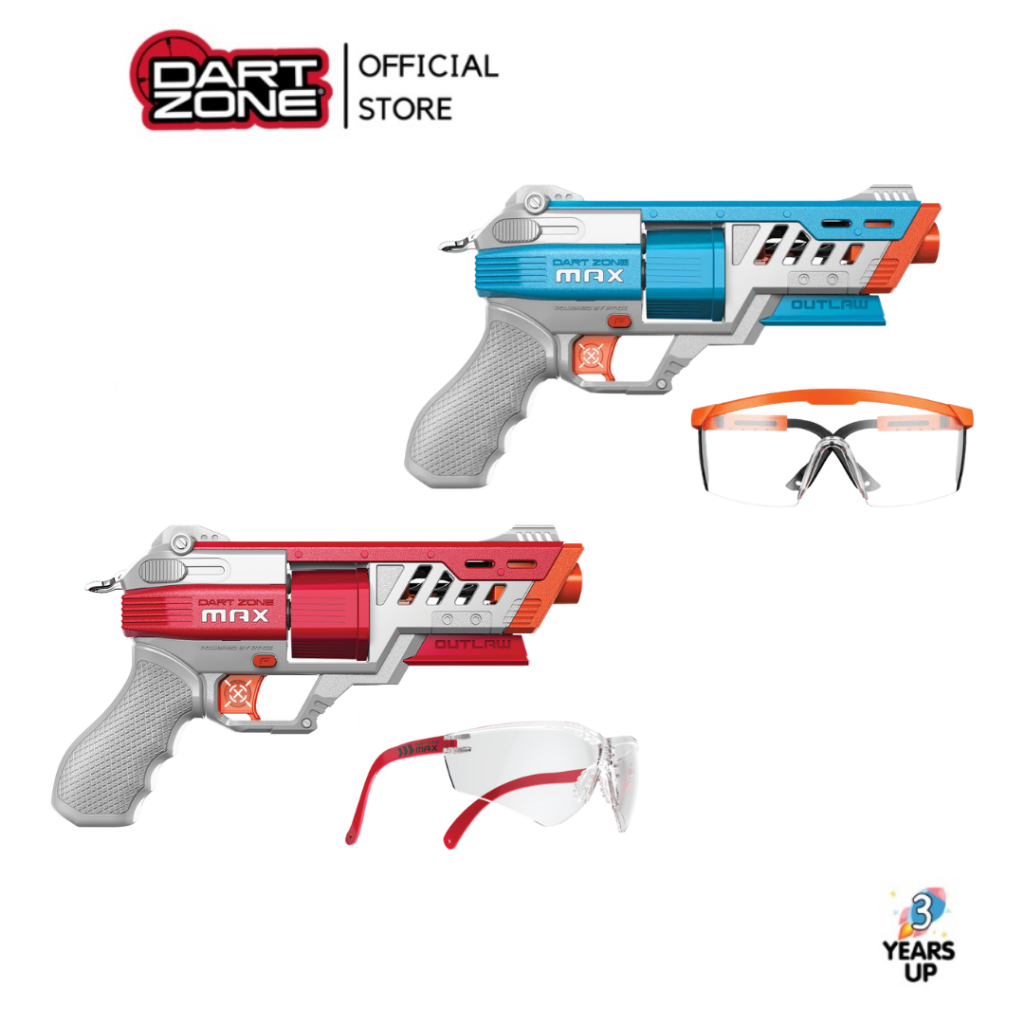 ปืนของเล่น DART ZONE® ปืนกระสุนโฟม ดาร์ทโซน ยิงแรง ยิงไกล PRO MK-2.1 Dart Blaster 150 FPS ของเล่น