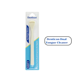 Denticon Dual Tongue Cleaner เดนติคอน อุปกรณ์ทำความสะอาดลิ้น ดูอัล