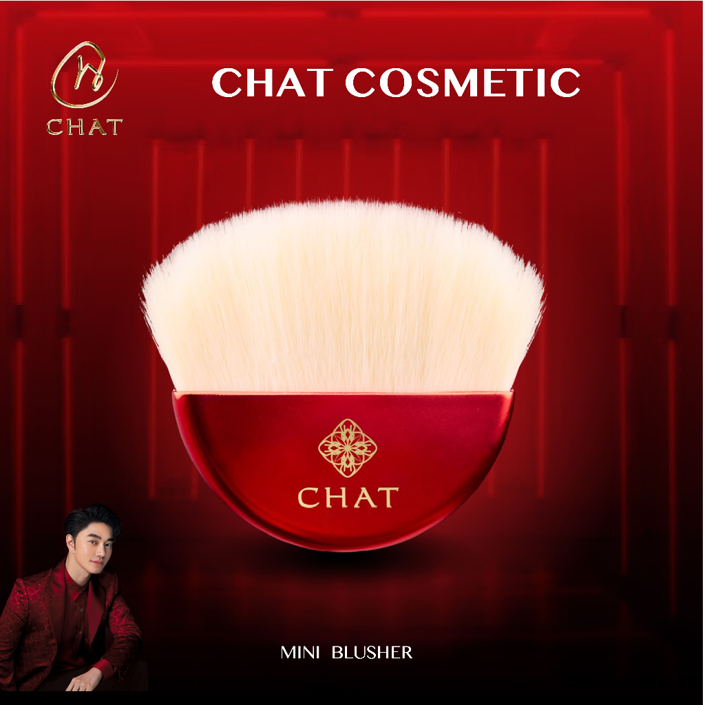 CHAT Mini Blusher Brush แปรงปัดแก้ม ขนาดพกพา