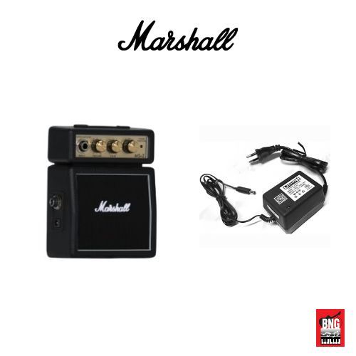 MARSHALL MS-2 มินิแอมป์ Micro Amp ขนาดพกพา, มินิแอมป์พร้อมอะแดปเตอร์ 9V