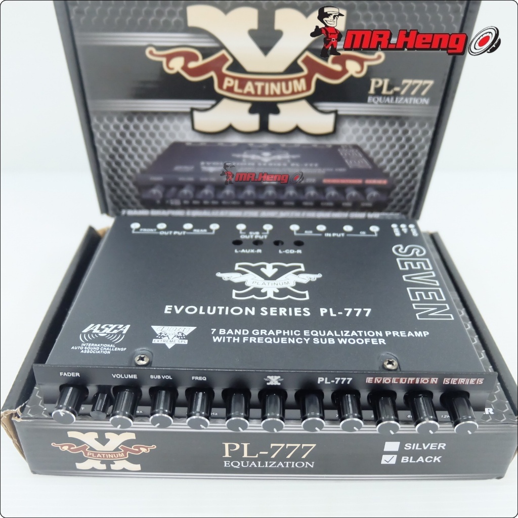 ปรีแอมป์ รถยนต์ โม 7แบน รุ่นทอป PLATINUM PX-777 ขั่วไส้ แยกซับ งานแบรน ของใหม่ - รูปที่ 7