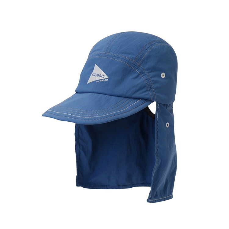 Gramicci หมวกกันแดด Gramicci x and wander Brushed Nylon Sunshade Cap