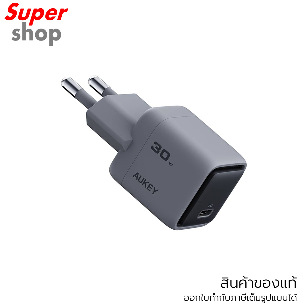 AUKEY หัวชาร์จเร็ว PD 30W with Gan III รุ่น PA-C1