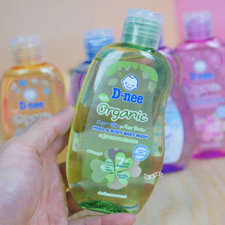 D-nee Organic ดีนี่ ออแกนิค -สบู่เหลวอาบและสระผม 180 มล.