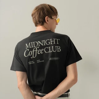 introvertwears | Midnight Coffee Club (4 colors) เสื้อยืดแขนสั้น คอกลม ผ้านุ่มพิเศษ