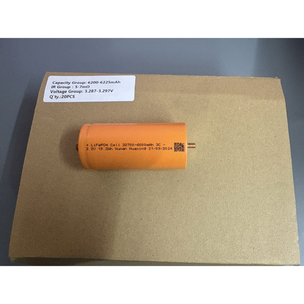 (1 ก้อน) ของใหม่มือ1 ขั่วM+Fแบตเตอรี่ LiFePO4 32700 ผลิตใหม่ๆปีนี้ ลิเธียมฟอสเฟต 3.2V 6,000 mAh