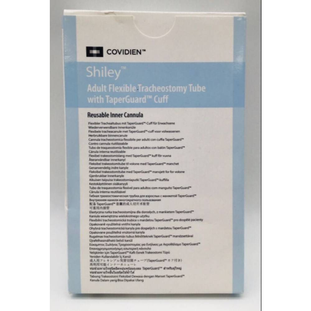 ท่อเจาะคอ Shiley Adult Flexible tracheostomytube with TaperGuard -4CN65R เบอร์6.5(Cuff)