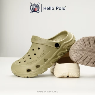 Hello Polo รองเท้าแตะ แบบรัดส้น รองเท้าแฟชั่นผู้หญิง EVA น้ำหนักเบา พื้นหนานุ่ม ใส่เดินสบายเท้า Size 36-45 รุ่น HP8055