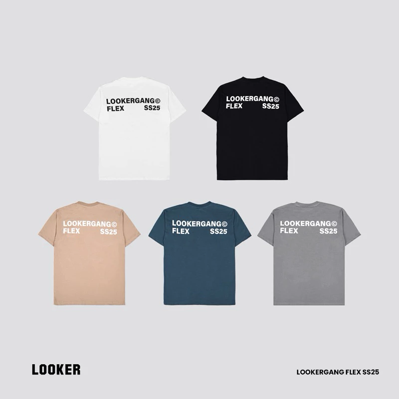 LOOKERGANG FLEX SS25 เสื้อยืดโอเวอร์ไซซ์