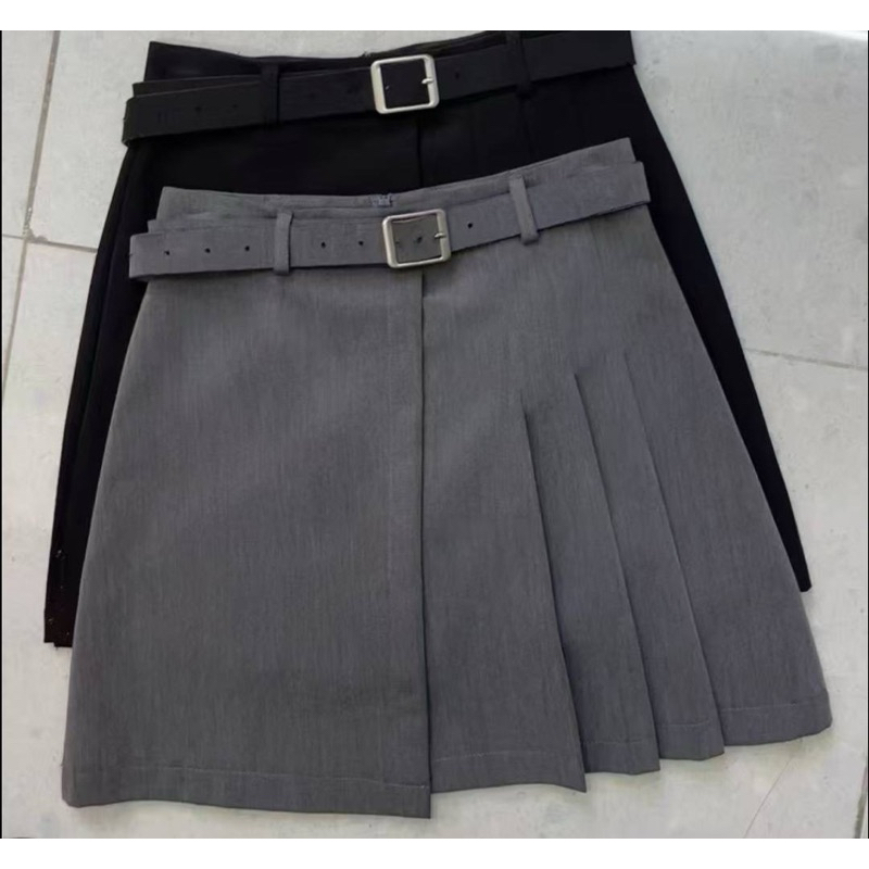 BRIGHT SKIRTS กระโปรงทรงสวย ดีเทลเก๋มาก มีเข็มขัดให้ด้วยนะคะ